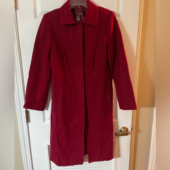 Merona Jackets & Blazers - Merona Women's Deep Red Coat